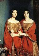 Theodore Chasseriau The Two Sisters Spain oil painting artist